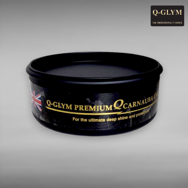 Q-GLYM 英國頂級手工陶瓷棕櫚純蠟250g 棕梠蠟 多功能纖維布*5&上腊綿*2 英國製造