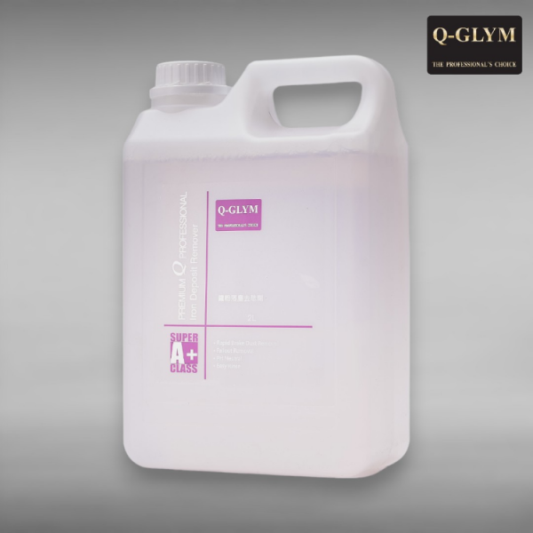 Q-GLYM 鐵粉去除劑 清潔劑 除煞車落塵 英國製造 500ML/2L 附泡沫噴頭+500ml噴瓶各一