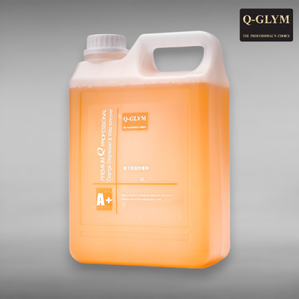 Q-GLYM 橘子脫脂除蠟劑 2L 美國製造 附贈紅灰噴槍+500ml噴瓶 各一